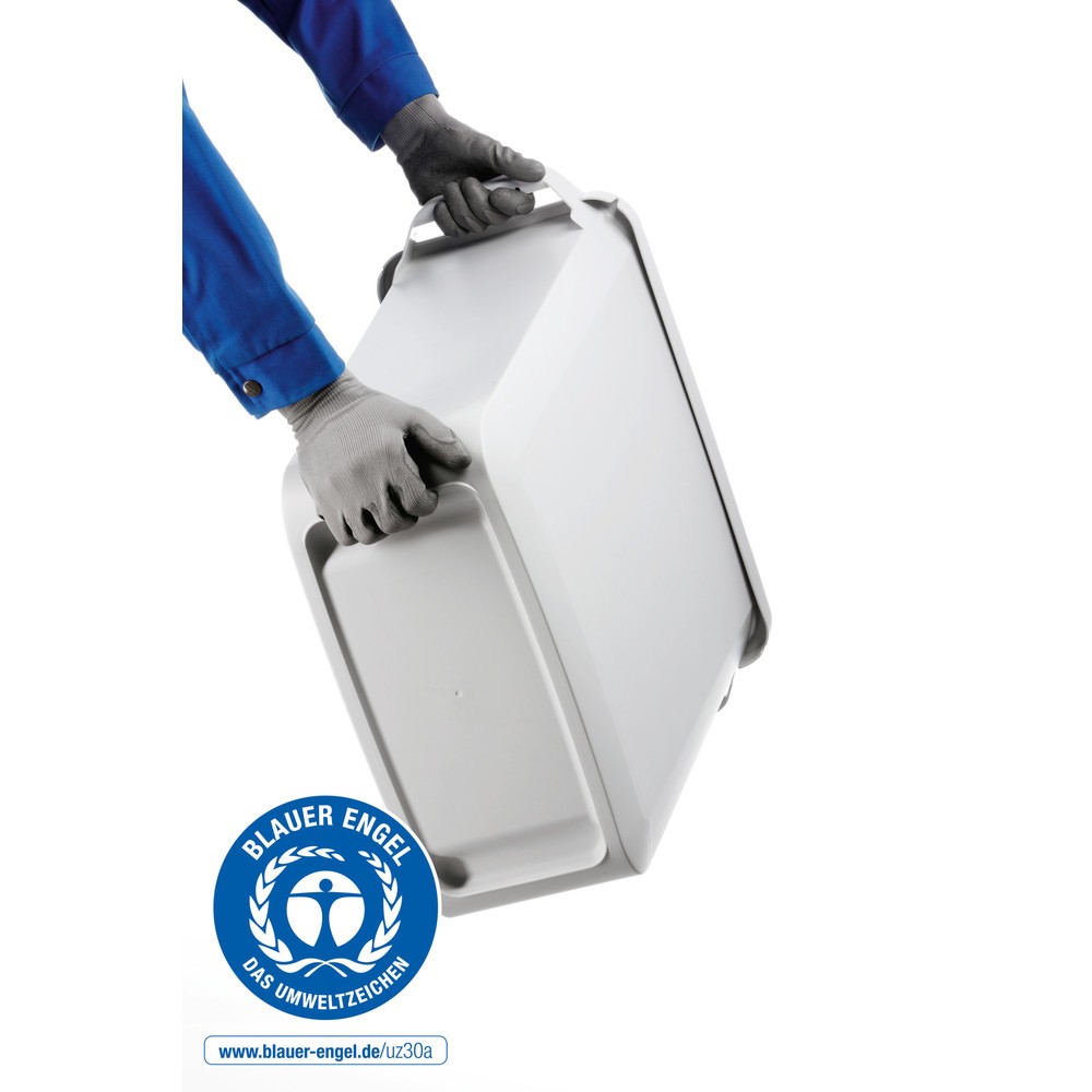 Numéro de l'image du produit 4: DURABLE Conteneur à déchets DURABIN® ECO 60L avec couvercle, gris