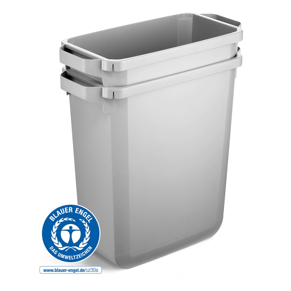 Numéro de l'image du produit 6: DURABLE Conteneur à déchets DURABIN® ECO 60L avec couvercle, gris