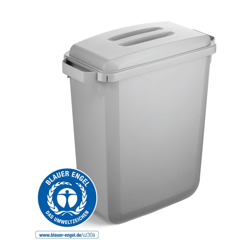 DURABLE Conteneur à déchets DURABIN® ECO 60L avec couvercle, gris Illustration du produit: DURABLE Conteneur à déchets DURABIN® ECO 60L avec couvercle, gris