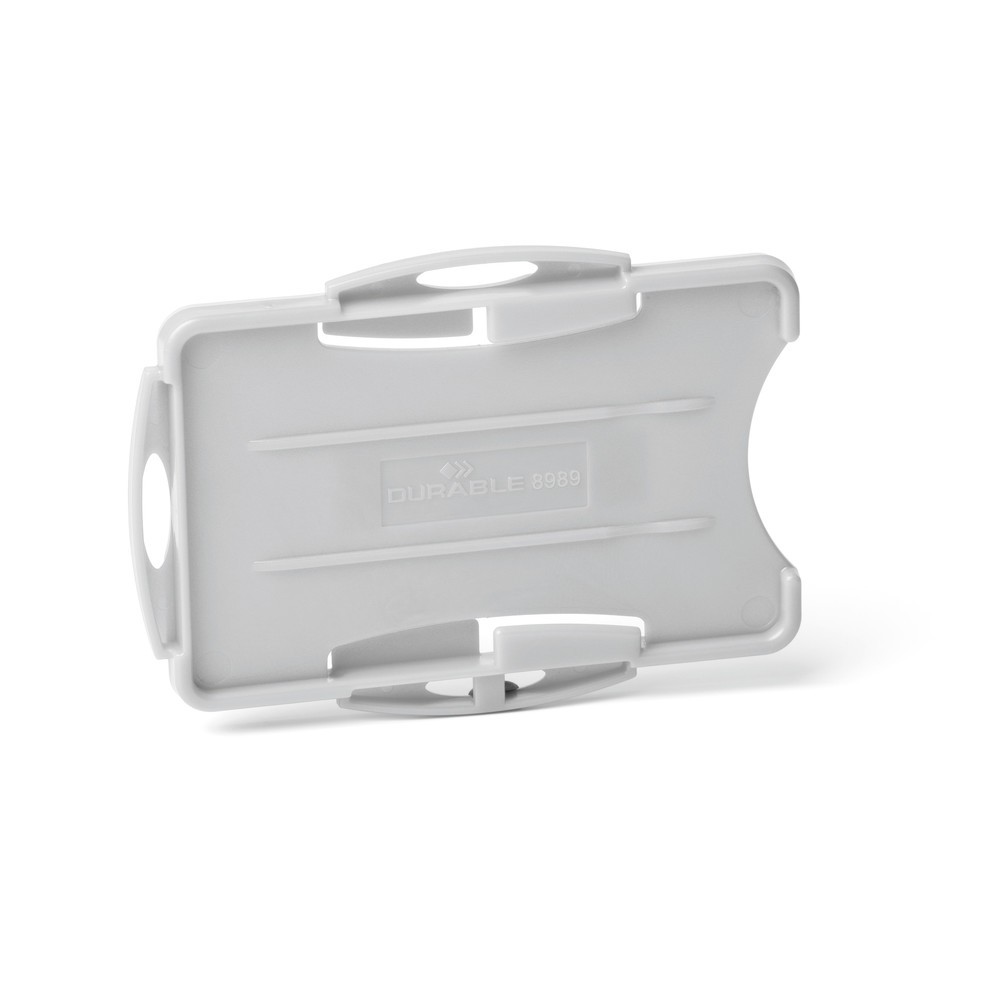 Illustration du produit: DURABLE Porte-badge ECO pour 2 cartes, gris, 20 pcs/UV
