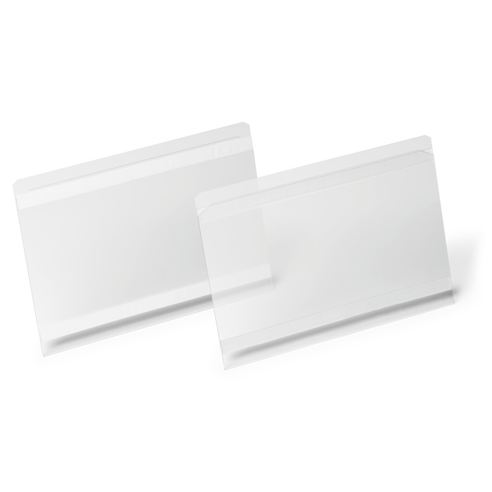 Numéro de l'image du produit 1: DURABLE Porte-étiquette HARD COVER, autocollant, A5 paysage, 50 pcs/UV