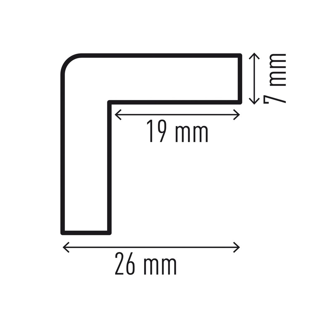 Numéro de l'image du produit 2: Protection contre les chocs pour arêtes DURABLE C35, angulaire, H x l 47 x 1 000 mm