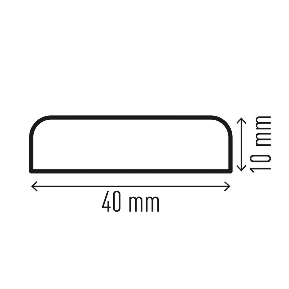 Numéro de l'image du produit 3: Protection contre les chocs pour surfaces DURABLE S10, rectangulaire, autocollante, H x l 10 x 1 000 mm