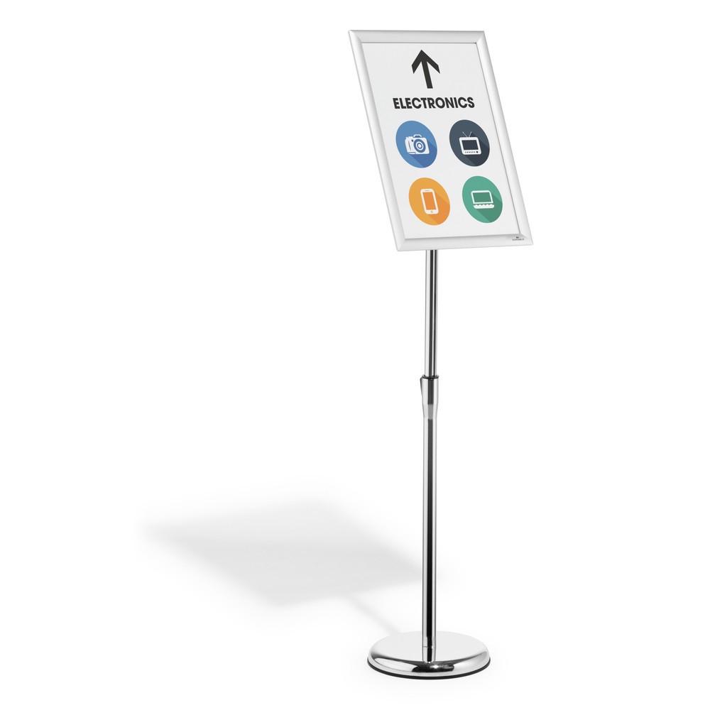 Numéro de l'image du produit 3: DURABLE Support d'information sur pied avec cadre clipsable en aluminium, A3