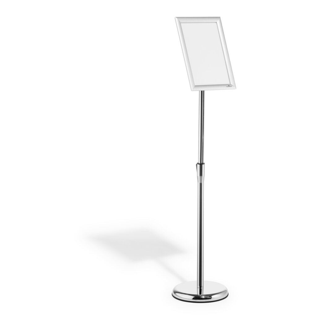 DURABLE Support d'information sur pied avec cadre clipsable en aluminium, A4 Illustration du produit: DURABLE Support d'information sur pied avec cadre clipsable en aluminium, A4