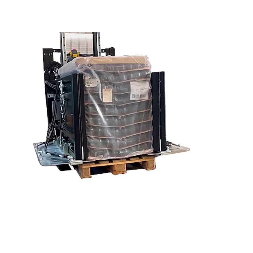 Échangeur de palettes mobile, sans basculement, rotation, ni retournement, ouverture 522, 1 213, capacité de charge 1 000 kg Illustration du produit: Échangeur de palettes mobile, sans basculement, rotation, ni retournement, ouverture 522, 1 213, capacité de charge 1 000 kg