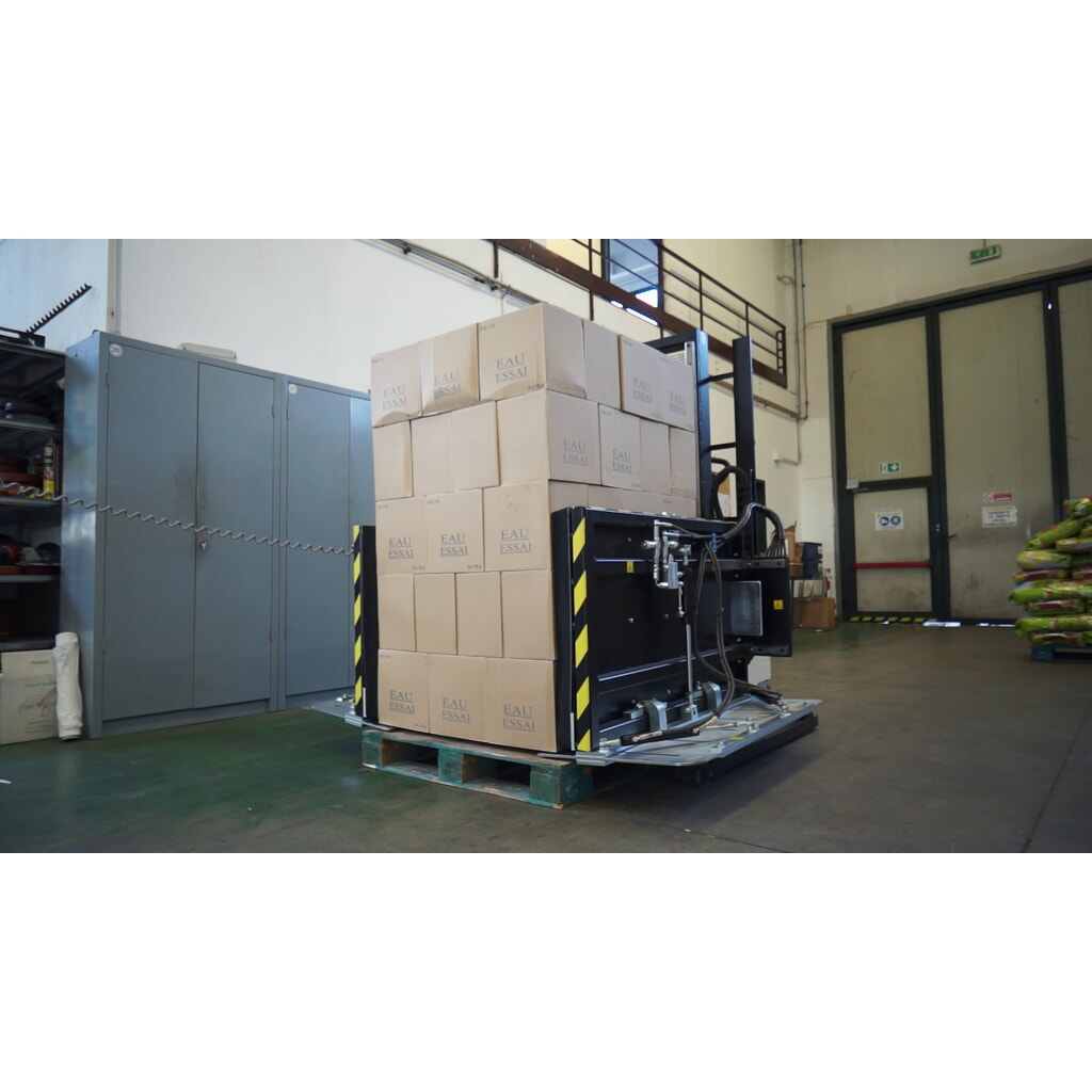 N° de l'image du produit 8 : Échangeur de palettes mobile, sans basculement, rotation, ni retournement, ouverture 522, 1 213, capacité de charge 1 000 kg