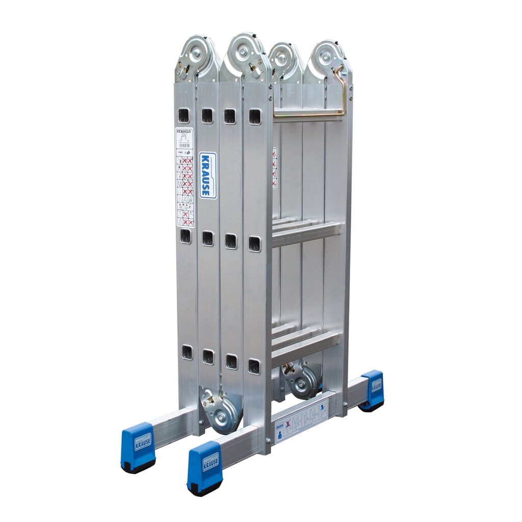 N° de l'image du produit 2 : Échelle articulée KRAUSE® Profi universelle, avec plate-forme, longueur totale 3,55 m