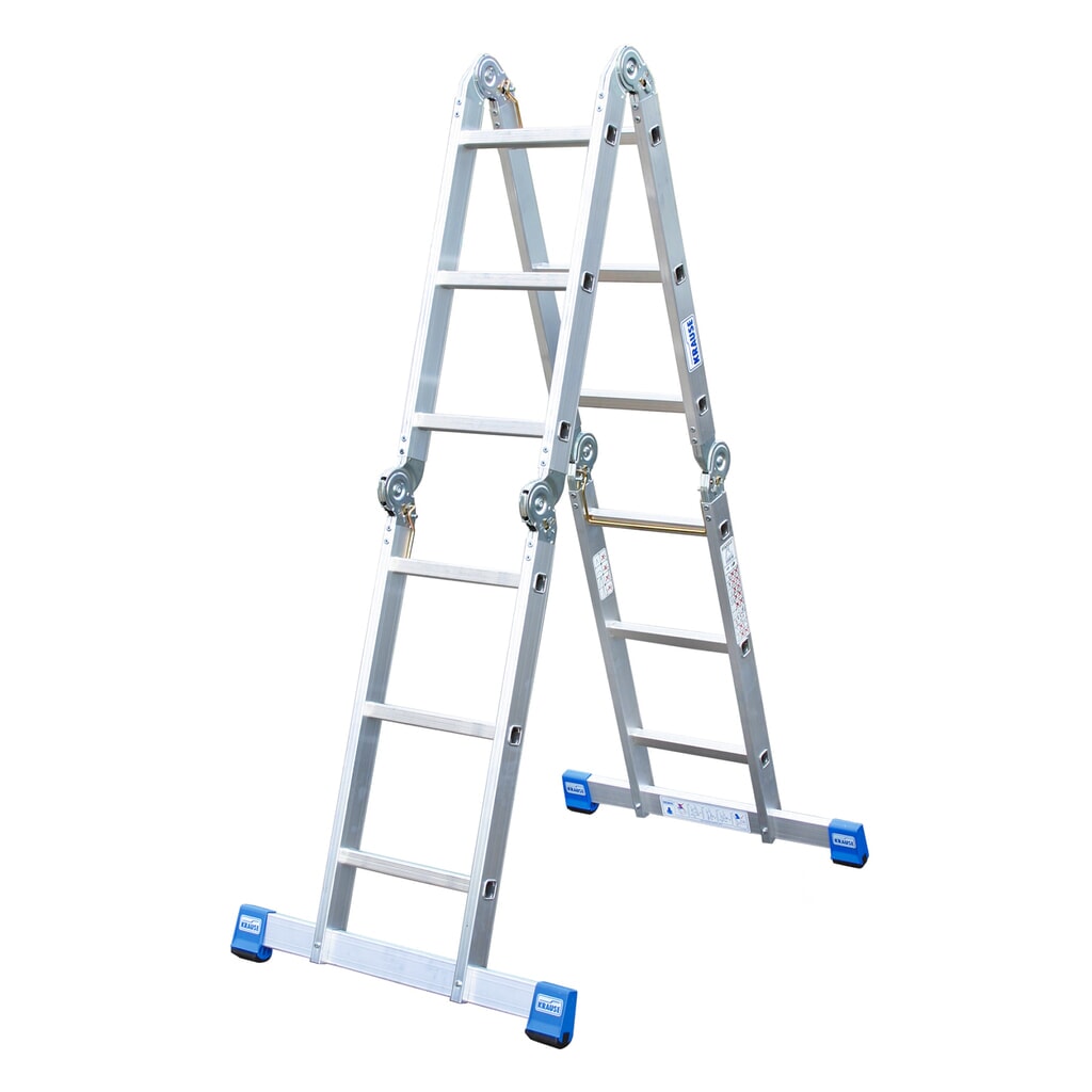 N° de l'image du produit 3 : Échelle articulée KRAUSE® Profi universelle, avec plate-forme, longueur totale 3,55 m