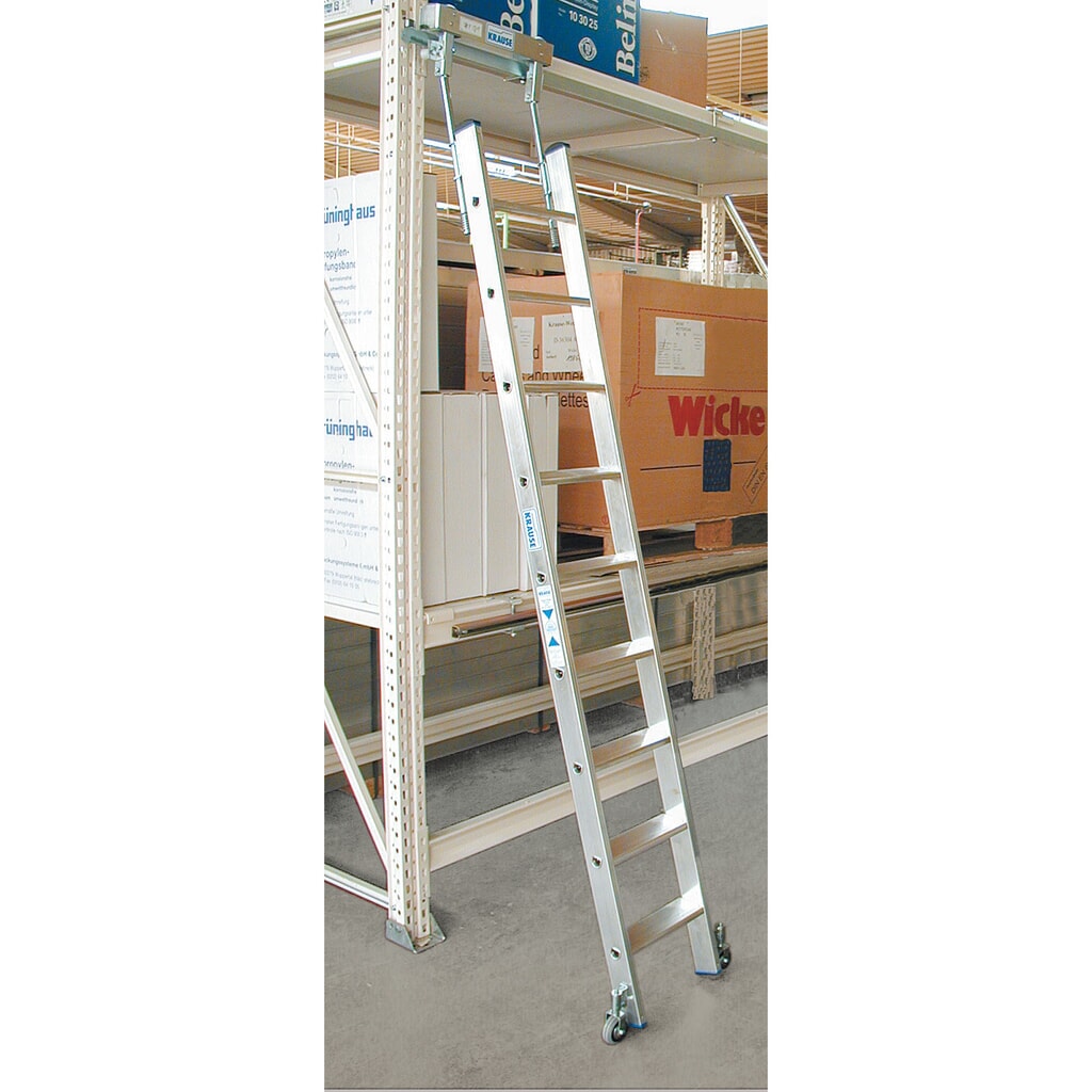 Échelle simple de rayonnage KRAUSE® Profi, hauteur déployée 0,70 m Illustration du produit: Échelle simple de rayonnage KRAUSE® Profi, hauteur déployée 0,70 m