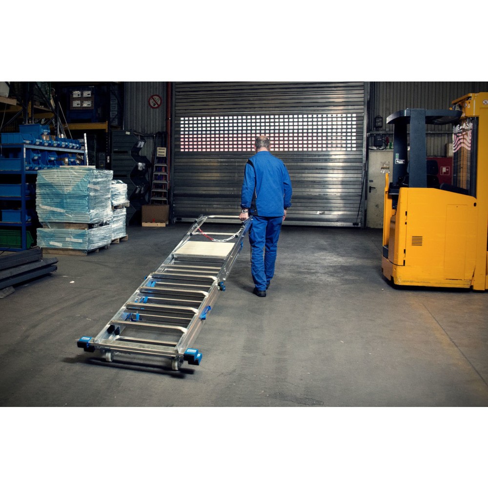 Numéro de l'image du produit 4: Échelle plate-forme télescopique KRAUSE® STABILO, 6 à 8 barreaux