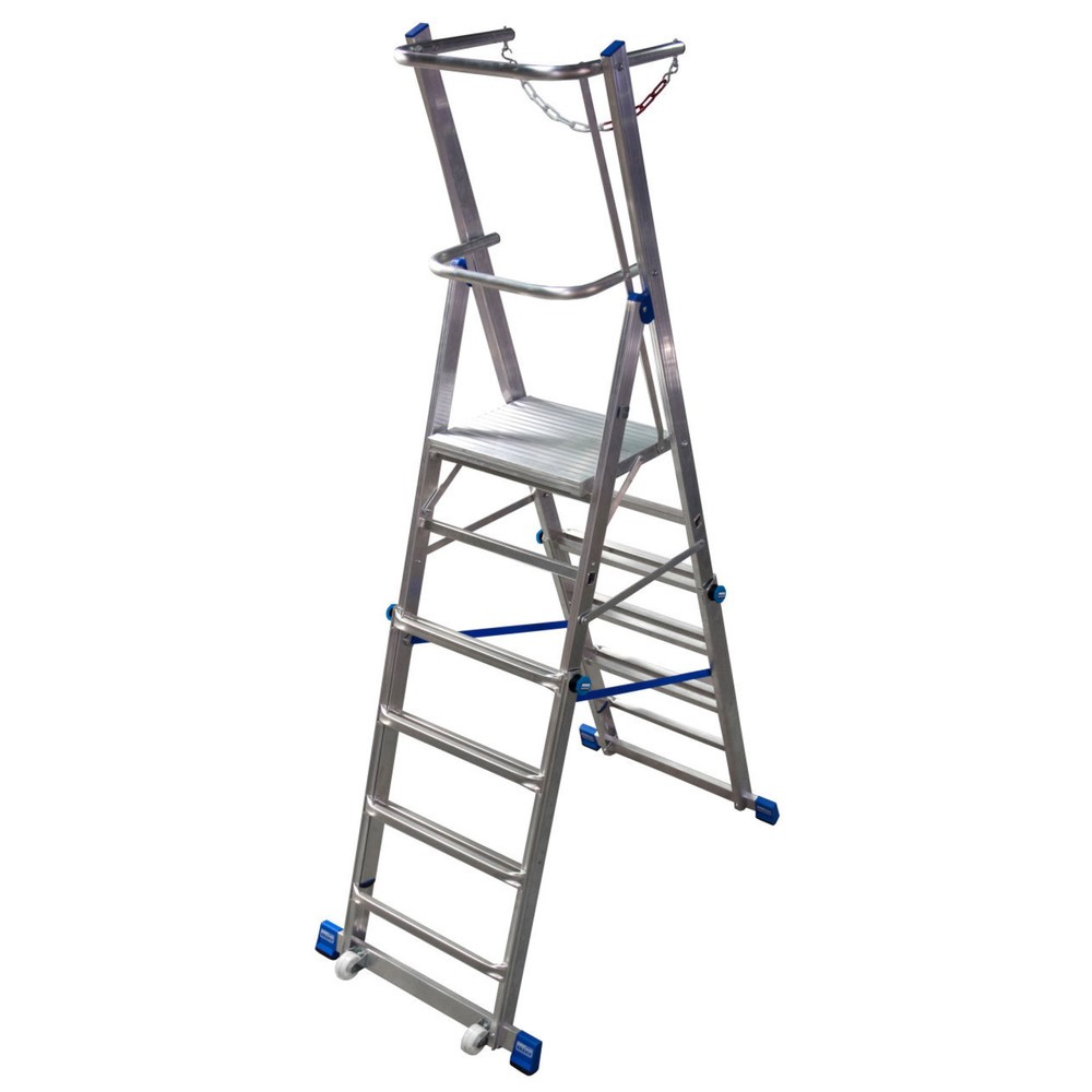 Numéro de l'image du produit 5: Échelle plate-forme télescopique KRAUSE® STABILO, 6 à 8 barreaux
