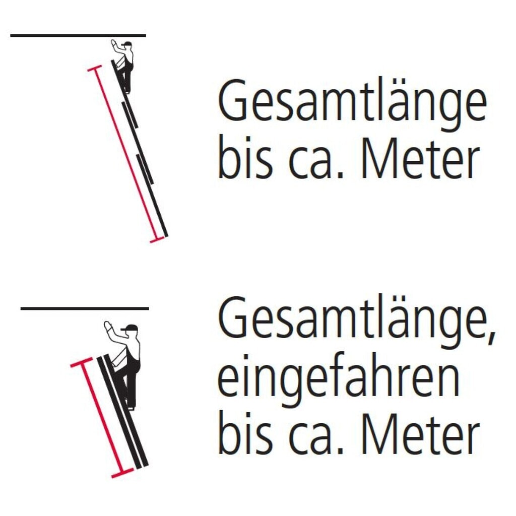 Échelle simple KRAUSE® à corde profi, en 2 parties, hauteur déployée 8,95 m N° de l'image du produit 4 : Échelle simple KRAUSE® à corde profi, en 2 parties, hauteur déployée 8,95 m