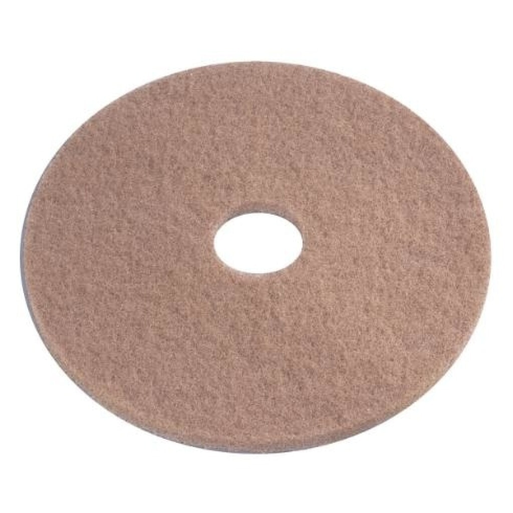 Nilfisk ® Eco Pad 17", Diamètre 432 mm, paquet de 5, marron Illustration du produit: Nilfisk ® Eco Pad 17", Diamètre 432 mm, paquet de 5, marron
