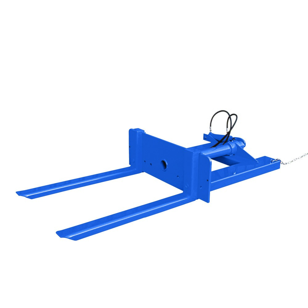 N° de l'image du produit 1 : Eichinger® Basculeur de benne hydraulique pour conteneur avec fourreaux, 1 500 kg, bleu gentiane