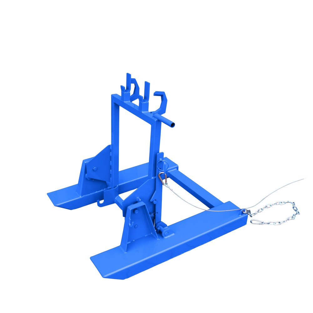 Numéro de l'image du produit 1: Eichinger® Basculeur de poubelle pour poubelles d’ordures ménagères, 600 kg, poubelle de 240 litres bleu gentiane