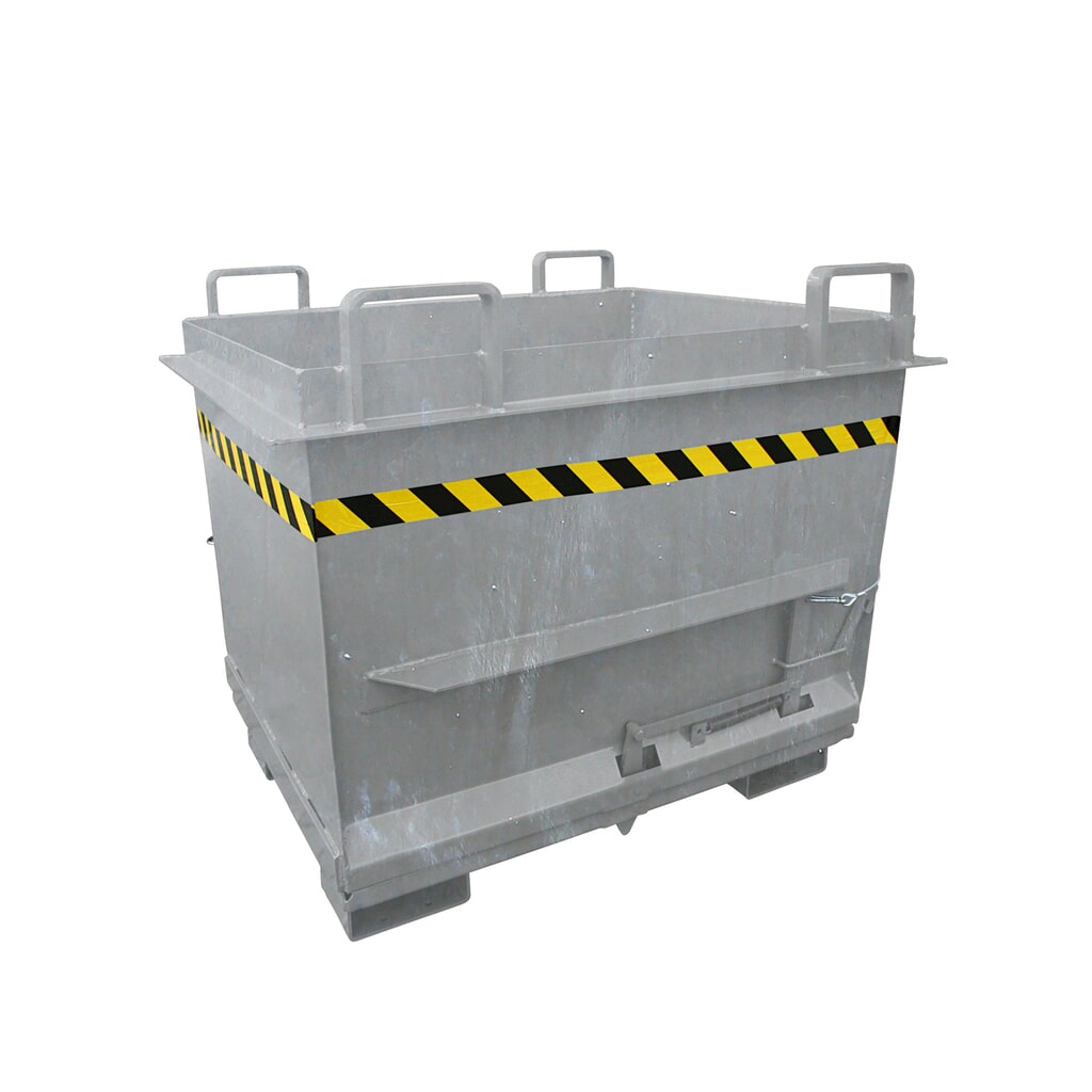 Illustration du produit: Eichinger® Benne à fond basculant en version conique, 1500 kg, 750 litres galvanisée à chaud