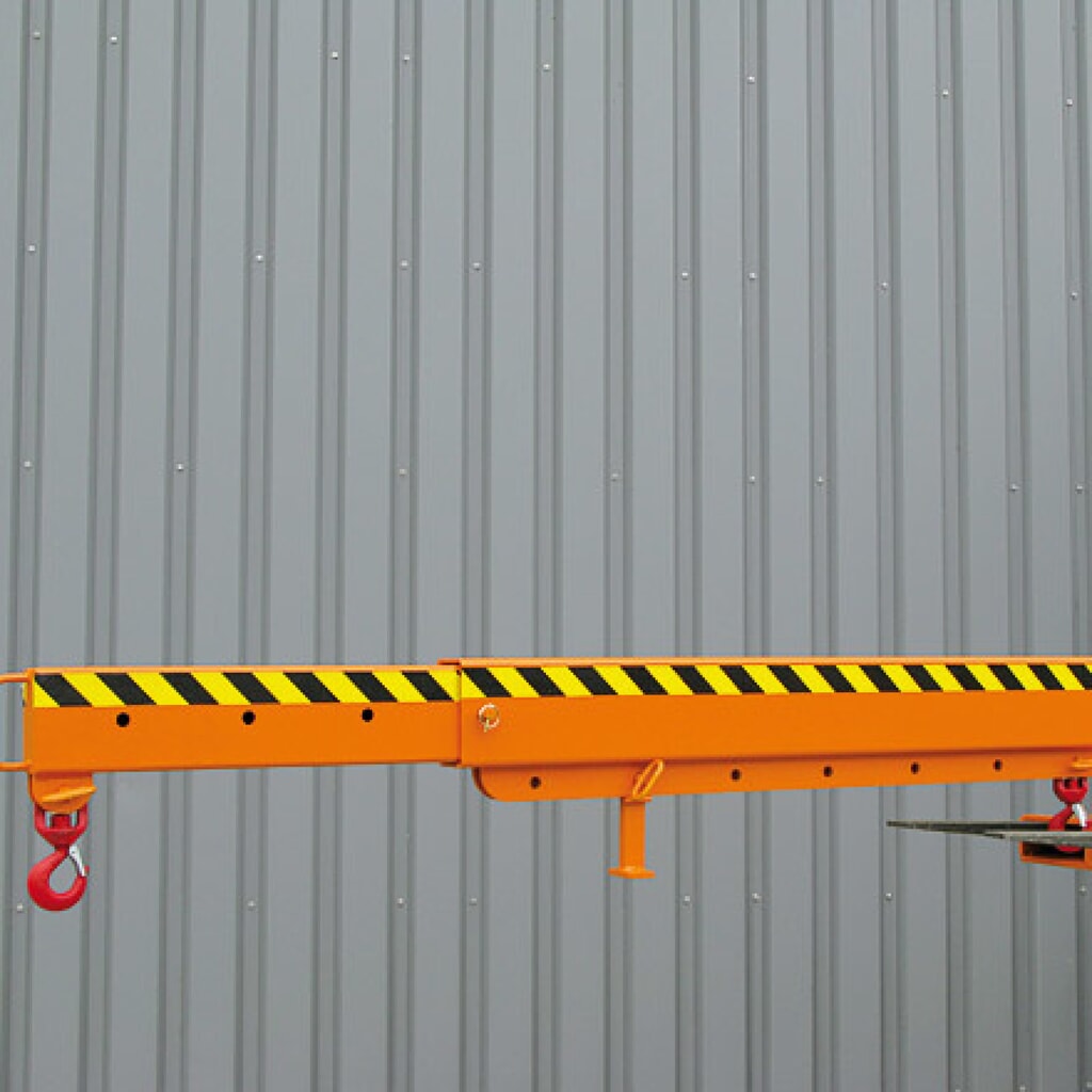 Eichinger® Bras de grue télescopique, 2 500 kg, orangé pur N° de l'image du produit 2 : Eichinger® Bras de grue télescopique, 2 500 kg, orangé pur
