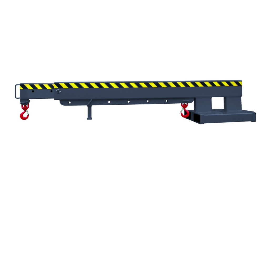 Numéro de l'image du produit 1: Eichinger® Bras de grue télescopique, 2 500 kg, gris anthracite