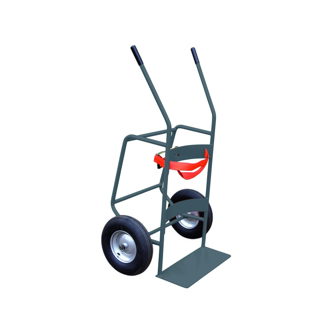 Illustration du produit: Eichinger® Chariot porte-fût à pneus gonflables, gris anthracite