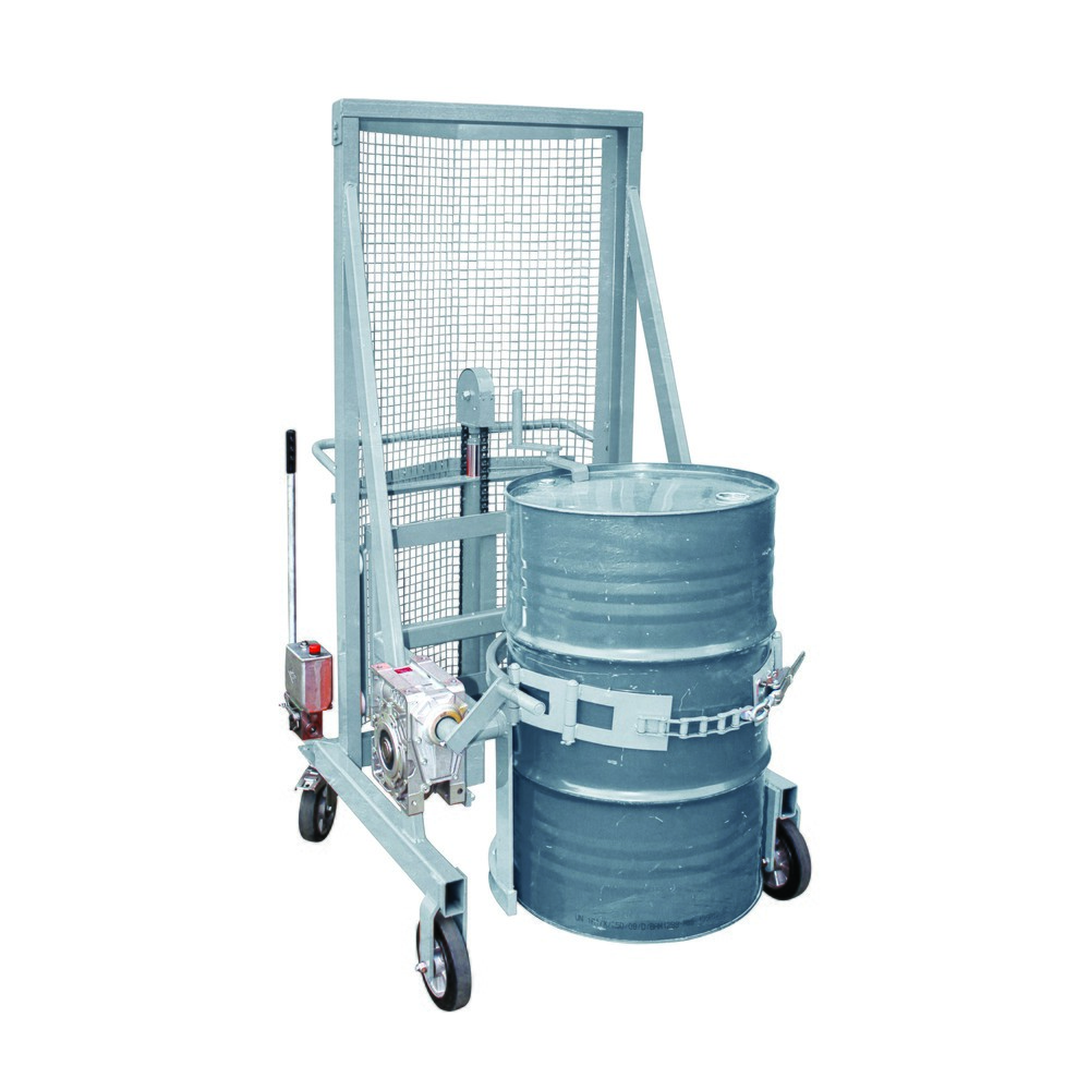 Numéro de l'image du produit 1: Eichinger® Chariot porte-fût, mécanique, manivelle galvanisée à chaud