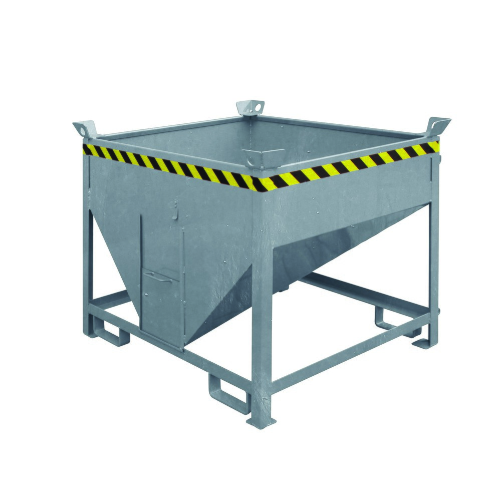 Illustration du produit: Eichinger® Conteneur silo à guillotine, 400 litres galvanisé à chaud