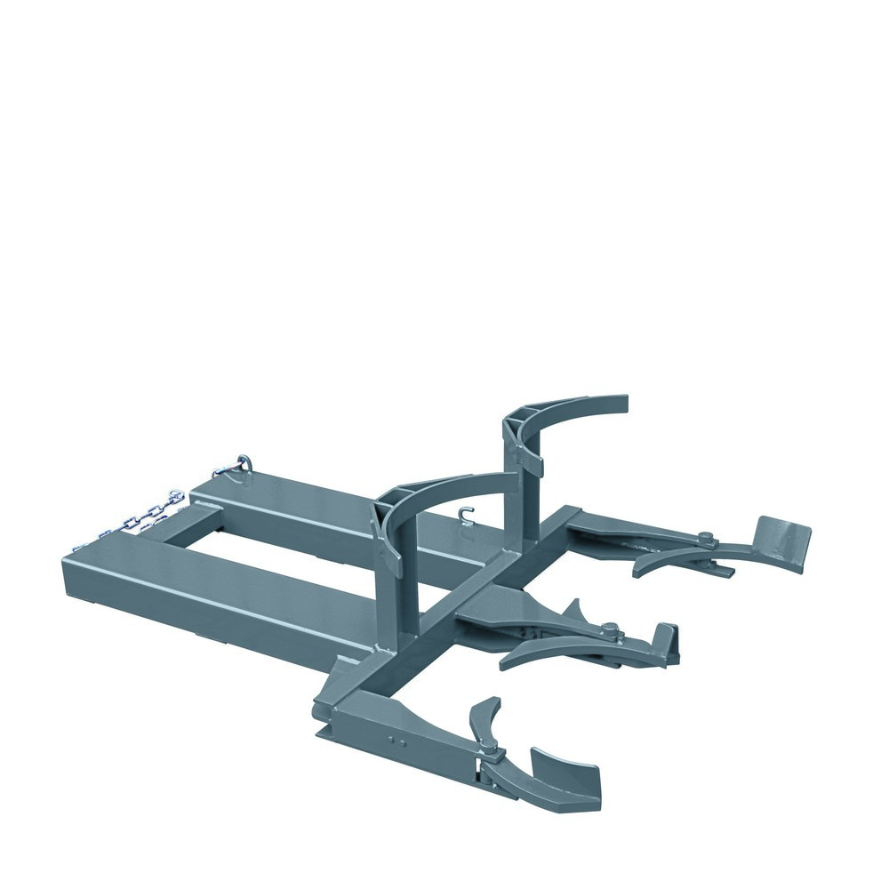 Numéro de l'image du produit 1: Eichinger® Lève-fûts pour fûts debout, 1 fût de 120 l, gris anthracite