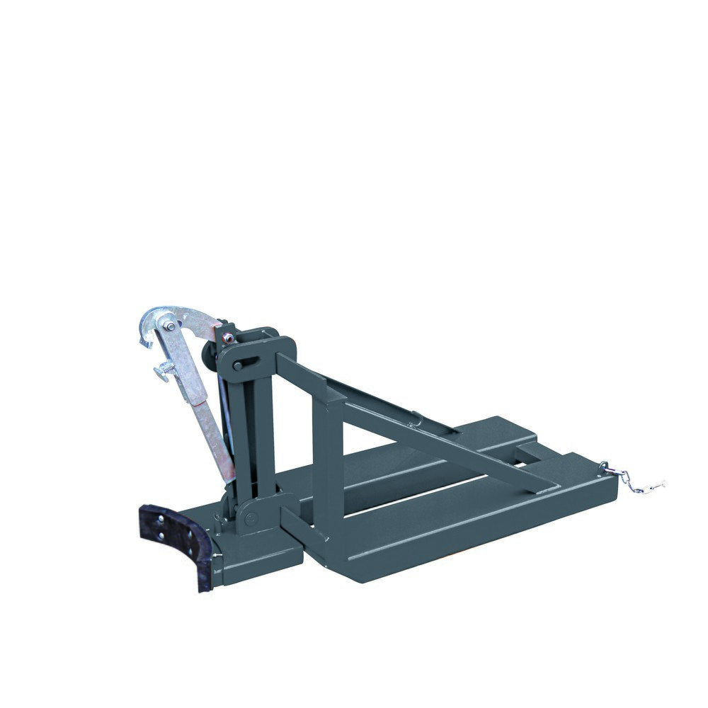 Numéro de l'image du produit 1: Eichinger® Lève-fûts pour fûts en acier et en plastique, 1 fût, gris anthracite