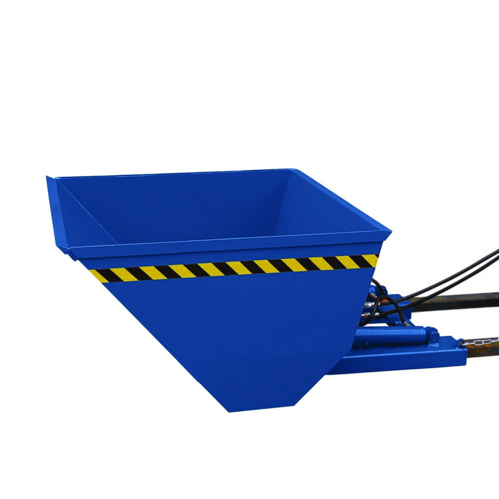 Numéro de l'image du produit 1: Eichinger® Pelle chargeuse avec dispositif de basculement hydraulique, 1 600 kg, 500 litres bleu gentiane