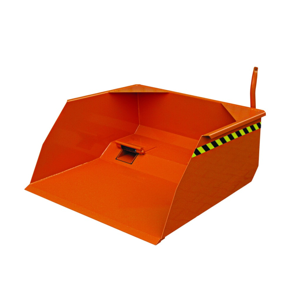 Eichinger® Pelle godet avec passage de fourche pour chariot élévateur, 1 500 kg, 300 litres orangé pur N° de l'image du produit 1 : Eichinger® Pelle godet avec passage de fourche pour chariot élévateur, 1 500 kg, 300 litres orangé pur