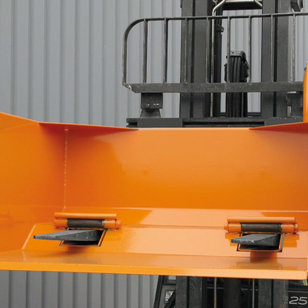 N° de l'image du produit 2 : Eichinger® Pelle godet avec passage de fourche pour chariot élévateur, 2 500 kg, 600 litres gris anthracite
