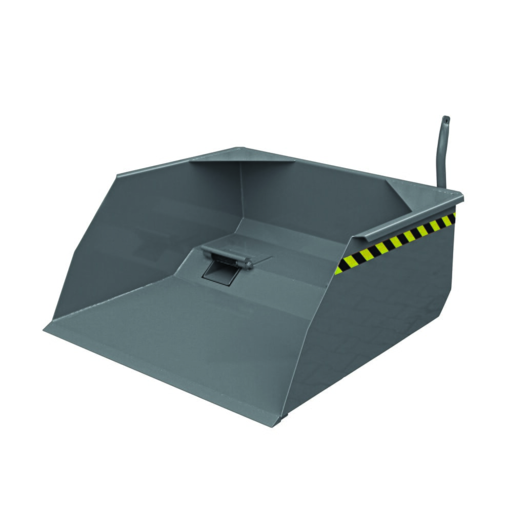 N° de l'image du produit 1 : Eichinger® Pelle godet avec passage de fourche pour chariot élévateur, 2 500 kg, 600 litres gris anthracite