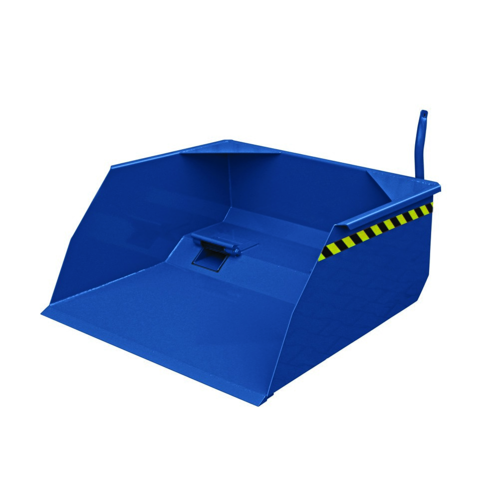 Numéro de l'image du produit 1: Eichinger® Pelle godet avec passage de fourche pour chariot élévateur, 3 000 kg, 800 litres bleu gentiane