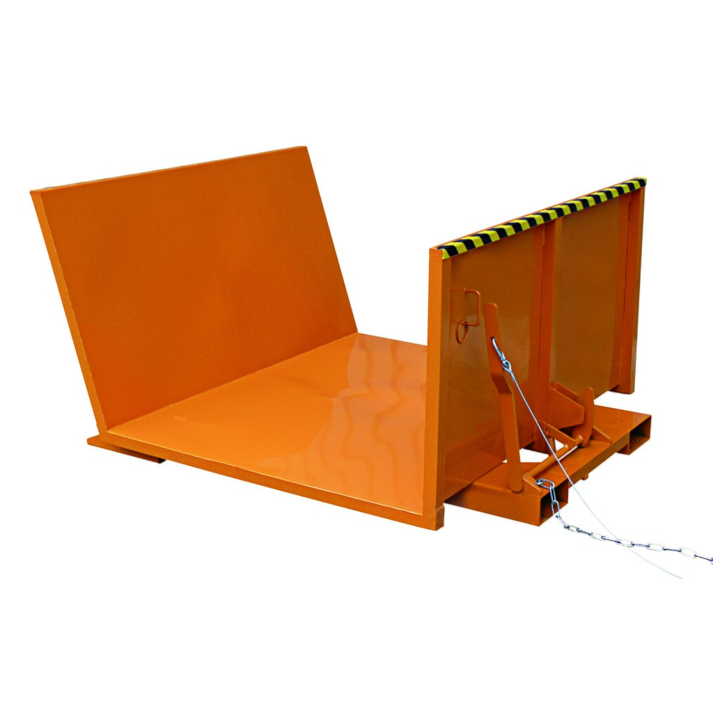 N° de l'image du produit 2 : Eichinger® Plate-forme de collecte de bois long avec rampes latérales, 500 kg galvanisé à chaud