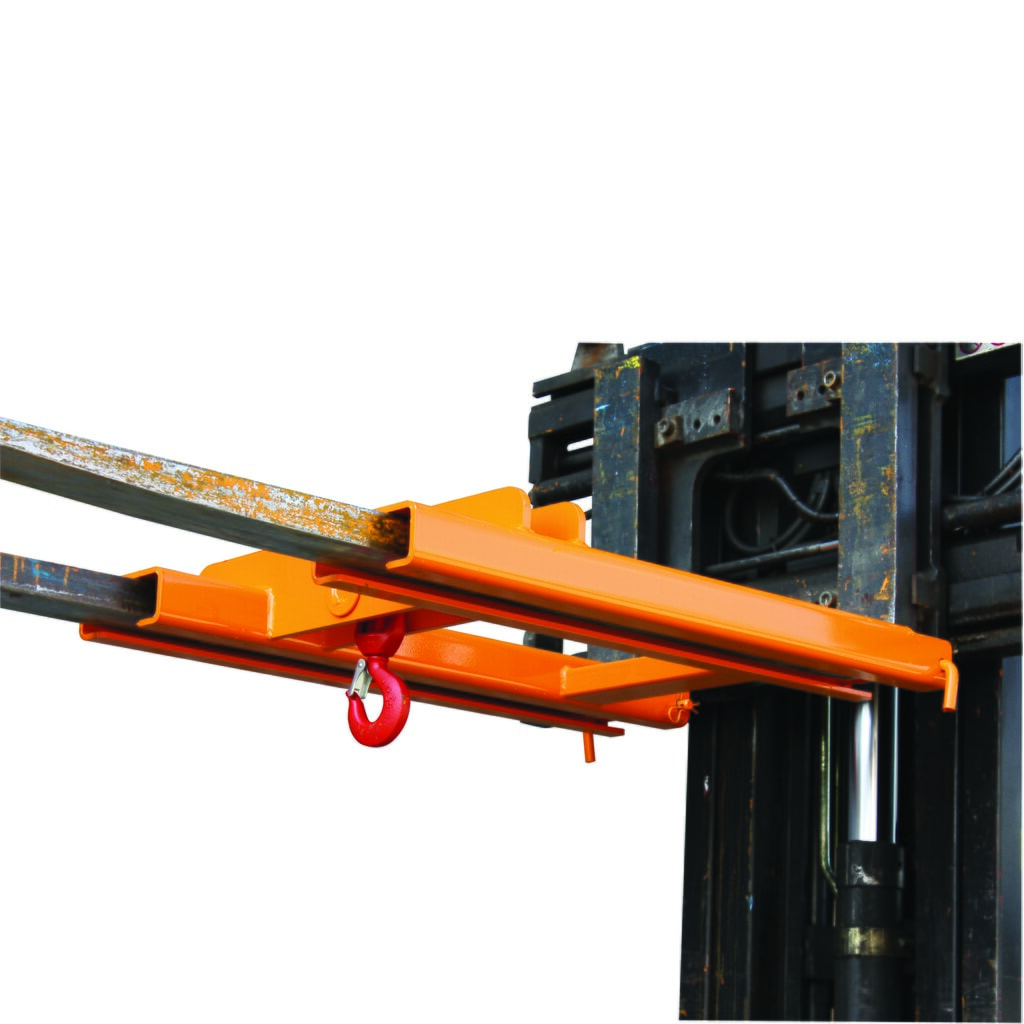 N° de l'image du produit 1 : Eichinger® Rehausse de chariot pour crochet de levage pour 2 bras, 2 000 kg, orangé pur
