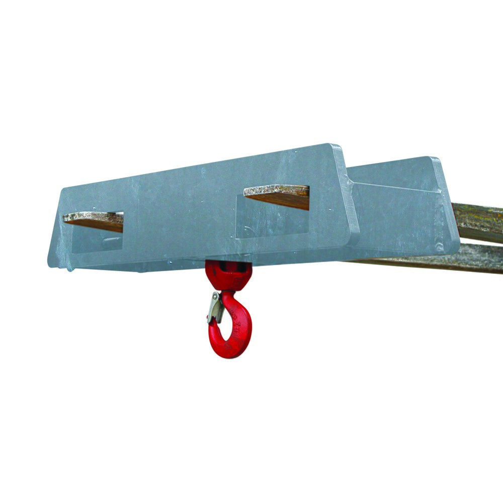Numéro de l'image du produit 1: Eichinger® Rehausse de chariot pour crochet de levage sur deux bras de fourche, 2 500 kg, galvanisée à chaud