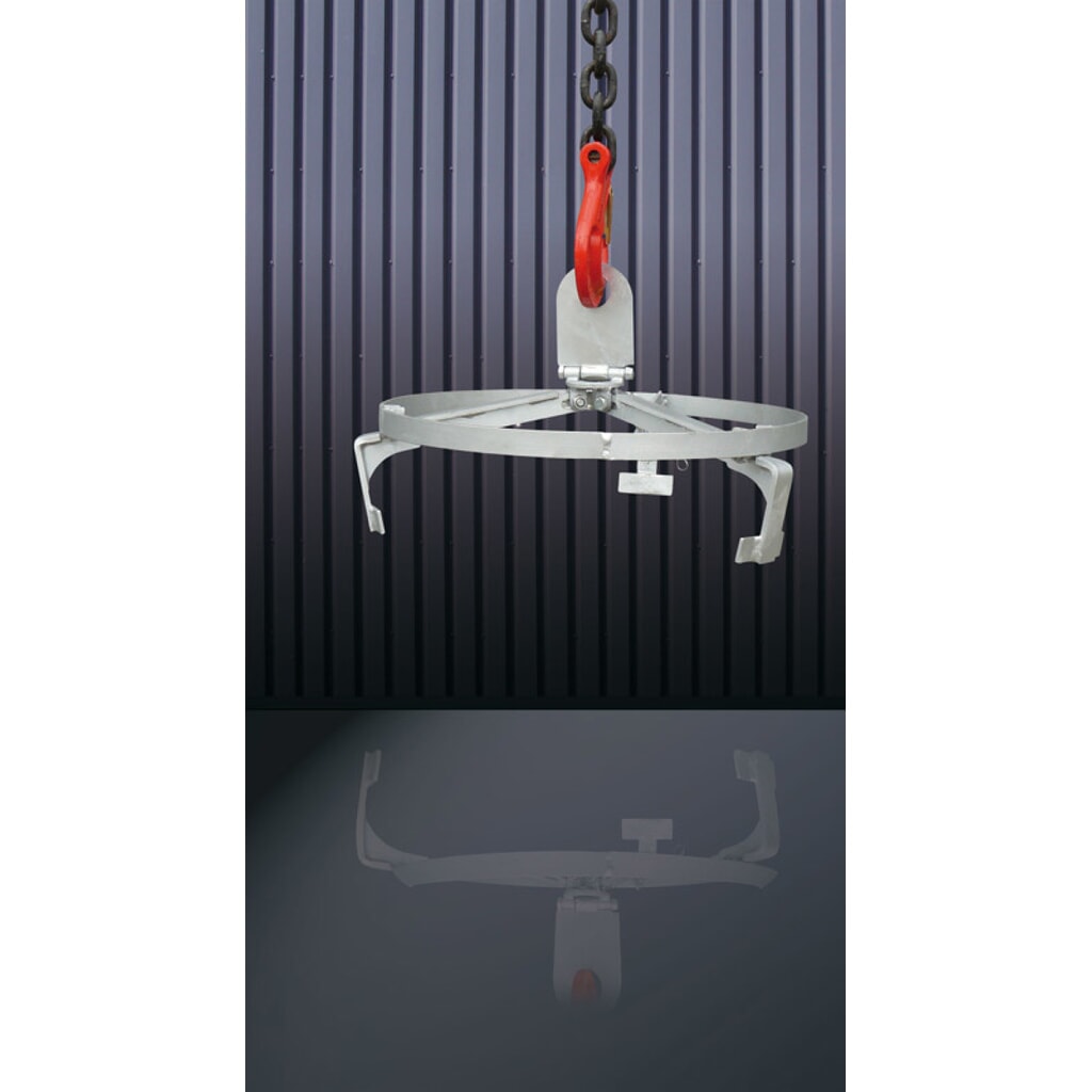 Eichinger® Traverse porte-fûts pour grue, 1 fût galvanisée à chaud Illustration du produit: Eichinger® Traverse porte-fûts pour grue, 1 fût galvanisée à chaud