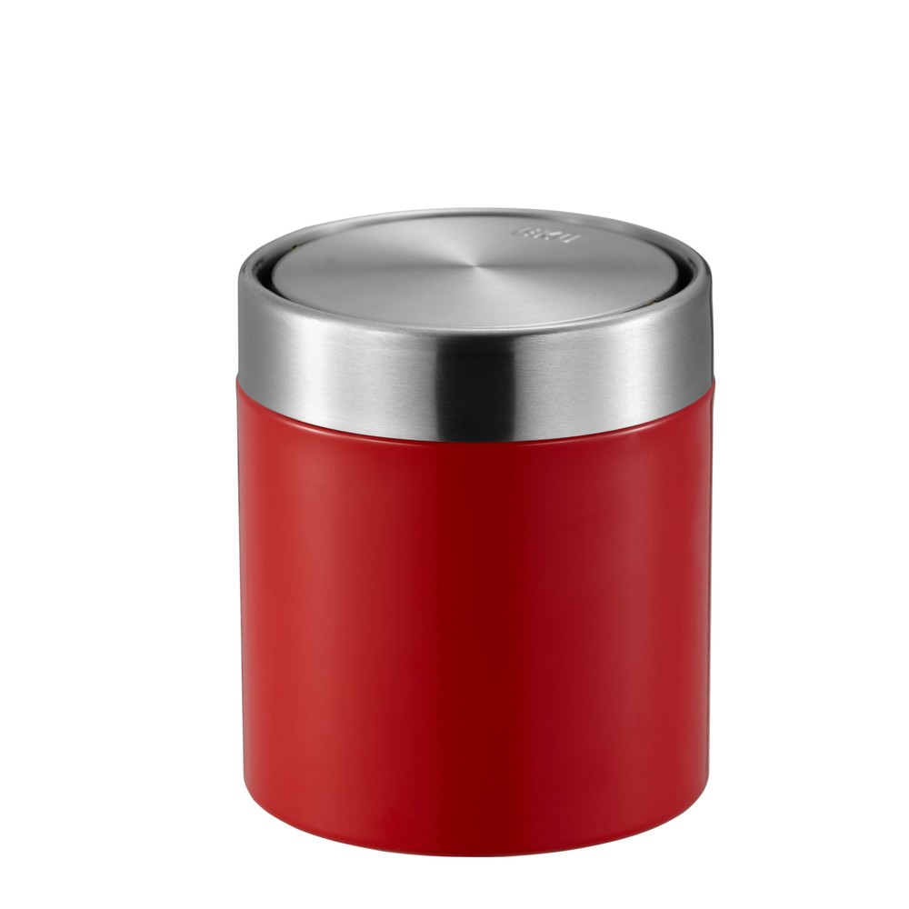 Numéro de l'image du produit 1: EKO Poubelle Fandy, 1,5 litre, rouge