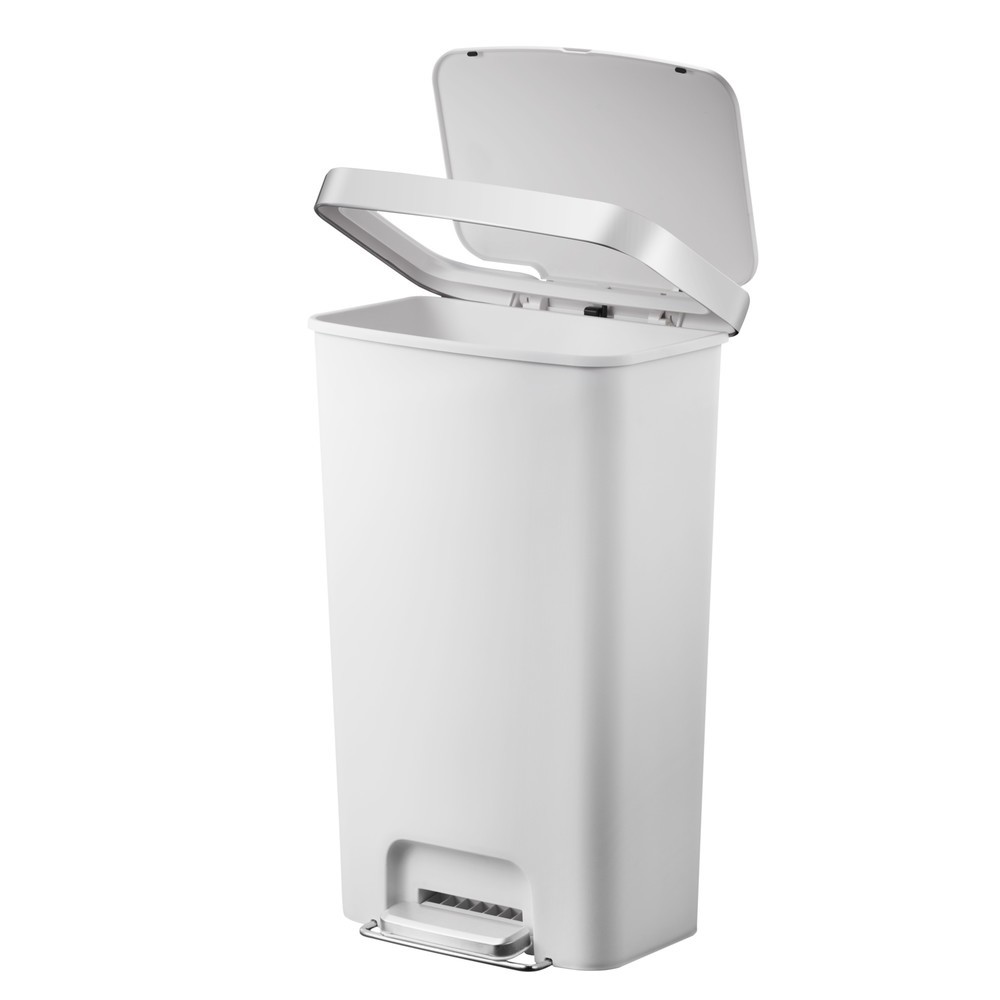 Numéro de l'image du produit 3: EKO Poubelle à pédale Hana, 45 litres, blanc
