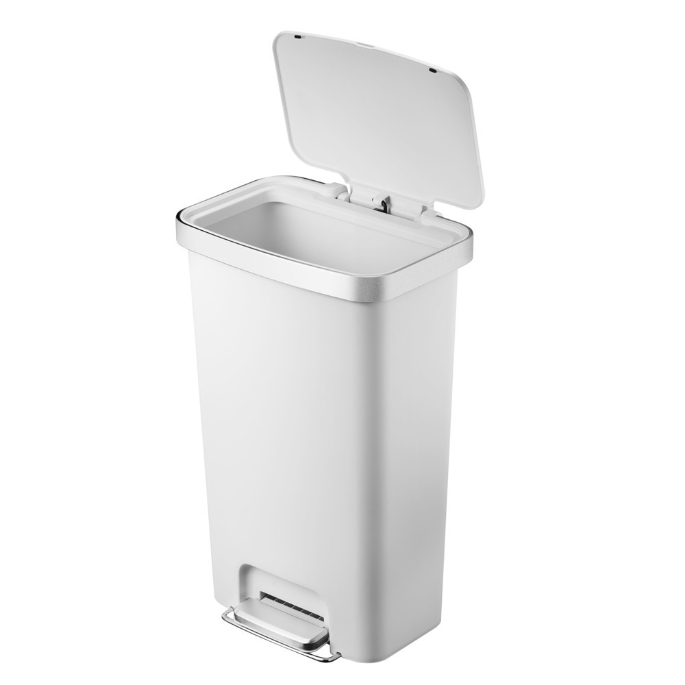 Numéro de l'image du produit 5: EKO Poubelle à pédale Hana, 45 litres, blanc