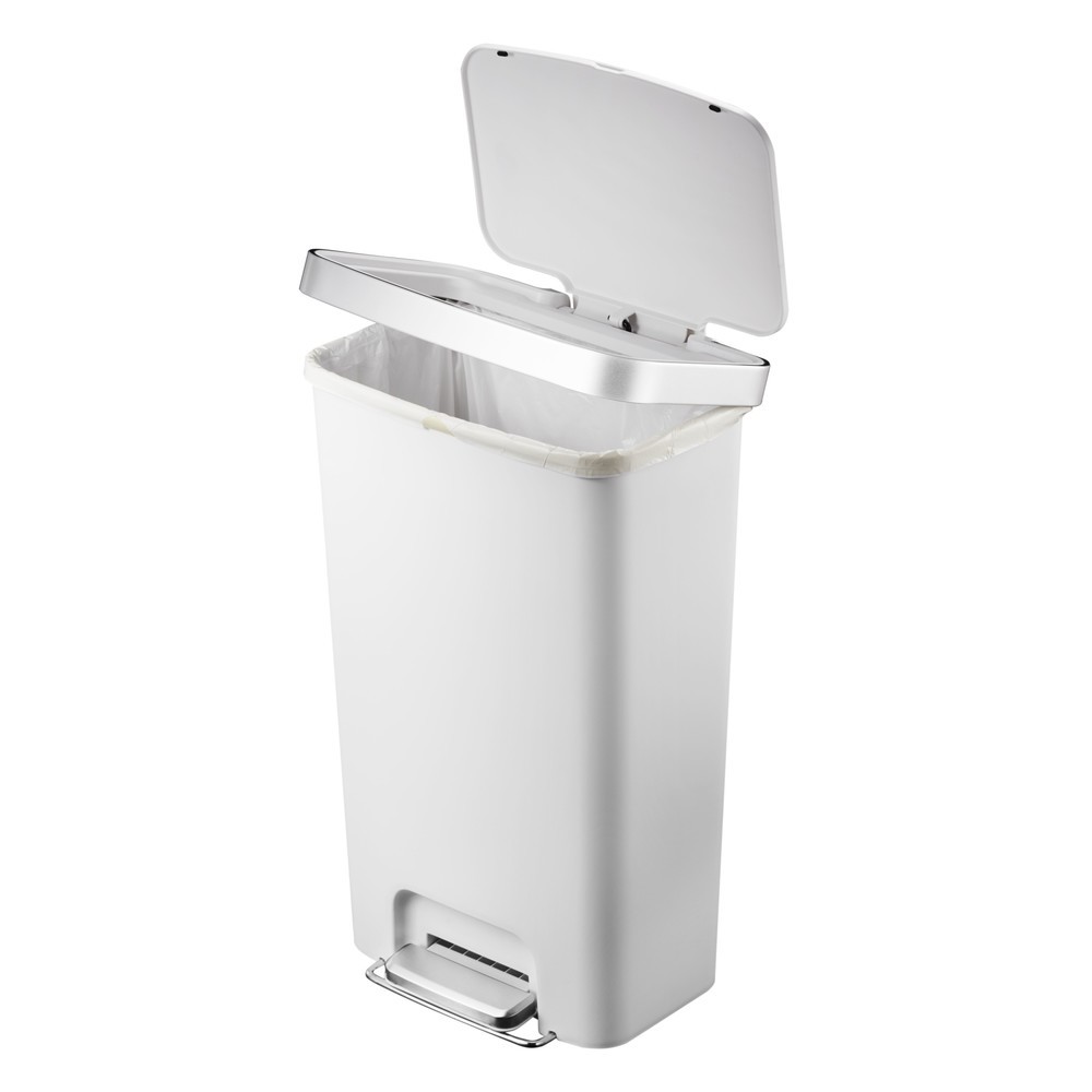 Numéro de l'image du produit 6: EKO Poubelle à pédale Hana, 45 litres, blanc