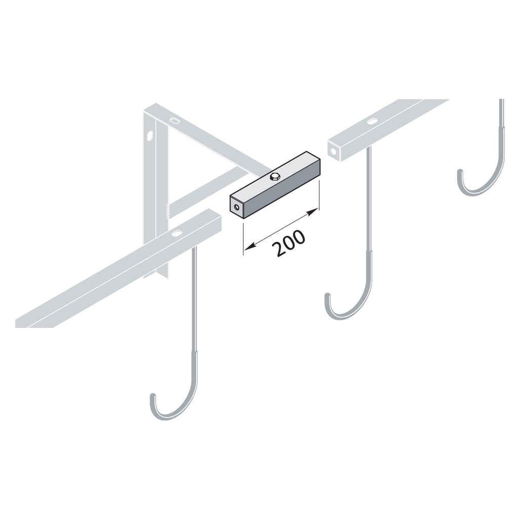Illustration du produit: Elément de connexion pour parkers suspendus en rangée
