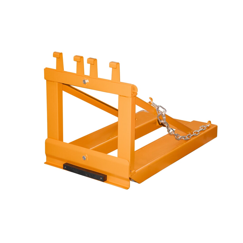 N° de l'image du produit 2 : Élévateur de poubelle Bauer® MH-I, peint, jaune-orange