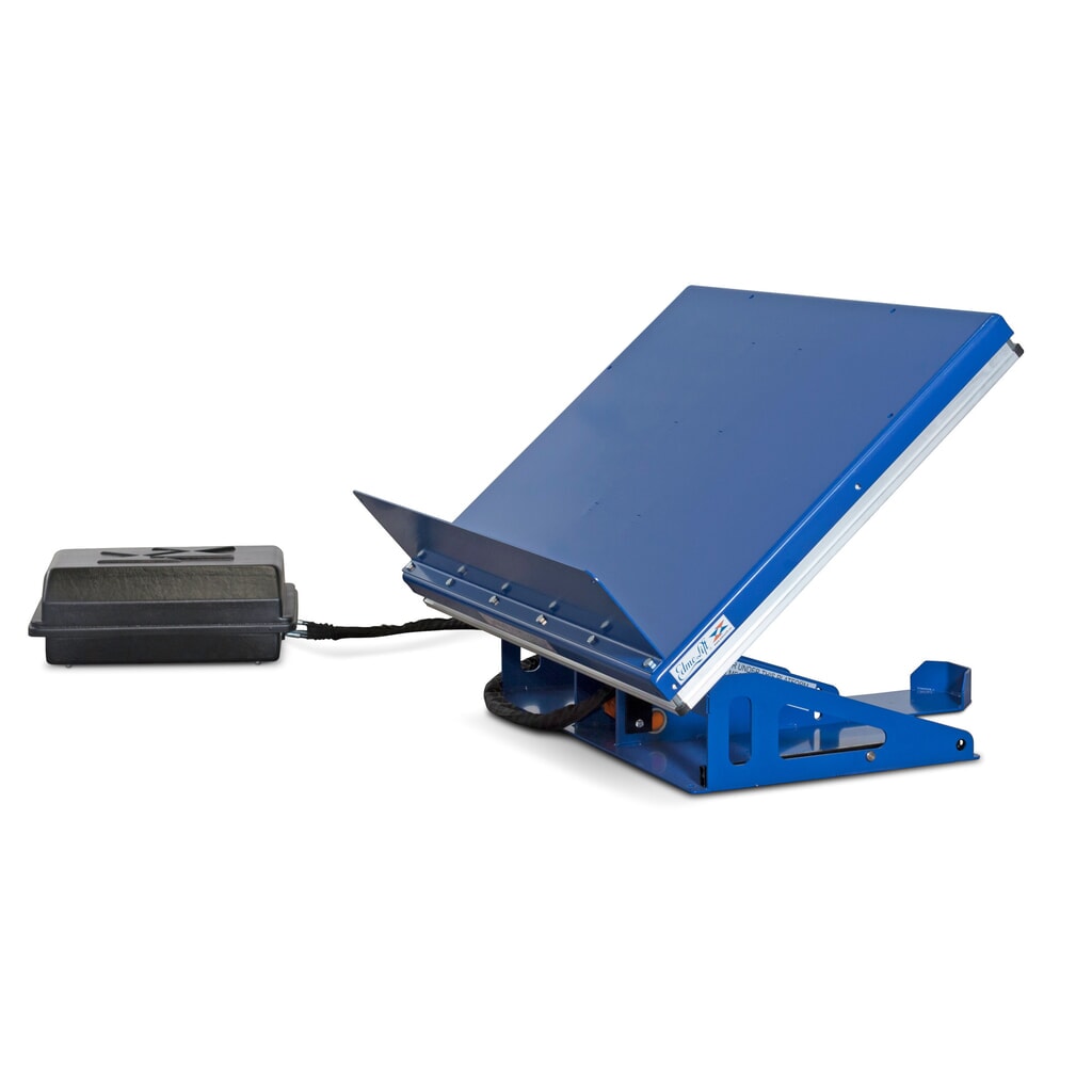 Élévateur inclinable EdmoLift® avec plate-forme fermée, levée standard 235 x 550 mm, capacité de charge 750 kg Illustration du produit: Élévateur inclinable EdmoLift® avec plate-forme fermée, levée standard 235 x 550 mm, capacité de charge 750 kg