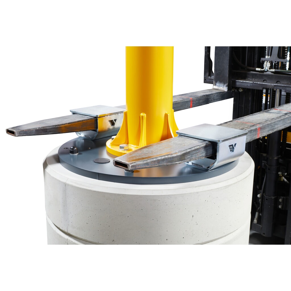 Entrées de fourches pour la grue pivotante VETTER, palan électrique à chaîne LIFTKET inclus (ouverture 190x80 mm pour fourches 150x50 mm) N° de l'image du produit 2 : Entrées de fourches pour la grue pivotante VETTER, palan électrique à chaîne LIFTKET inclus (ouverture 190x80 mm pour fourches 150x50 mm)
