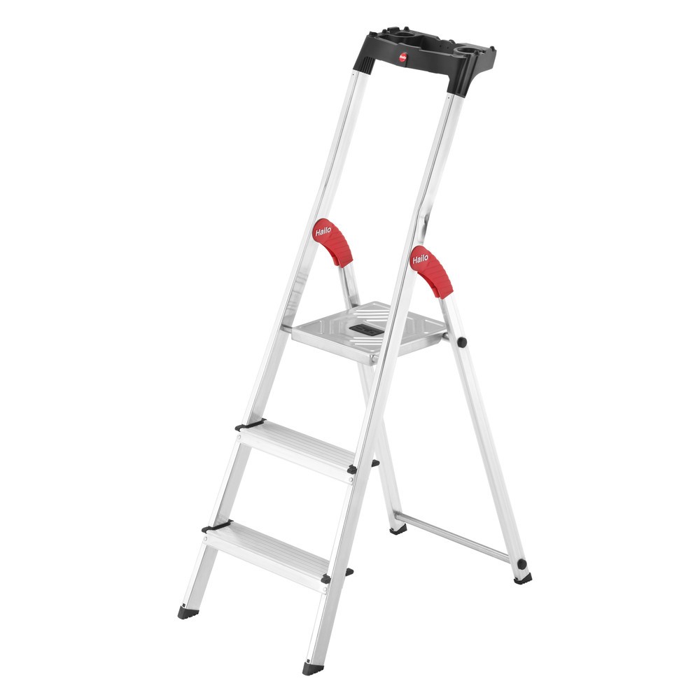Numéro de l'image du produit 1: Escabeau double à marches Hailo StandardLine, hauteur de travail 0,63 m