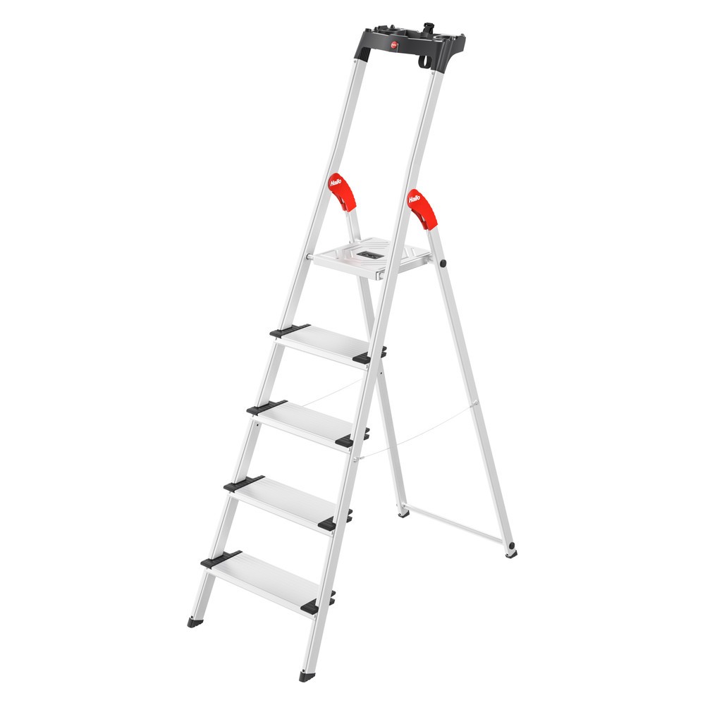 Numéro de l'image du produit 1: Escabeau double à marches Hailo ComfortLine, hauteur de travail 1,07 m