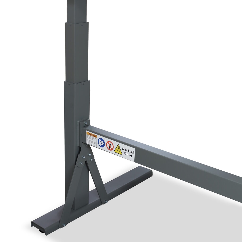 Établi électriquement réglable en hauteur e-Adjust Steinbock®, avec panneau perforé, H x l x p 700-1 170 x 2 000 x 750 mm, capacité de charge 350 kg N° de l'image du produit 8 : Établi électriquement réglable en hauteur e-Adjust Steinbock®, avec panneau perforé, H x l x p 700-1 170 x 2 000 x 750 mm, capacité de charge 350 kg