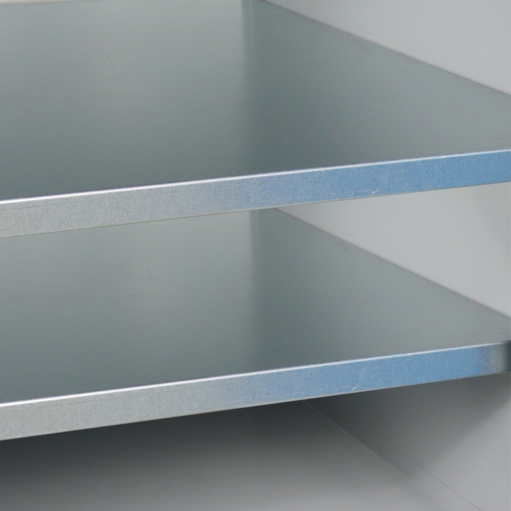 Numéro de l'image du produit 3: Établi Extra Steinbock®, 4 tiroirs, 1 étagère, 1 porte, capacité de charge 500 kg, H x l x P 840 x 1 700 x 600 mm, RAL 7035/7016