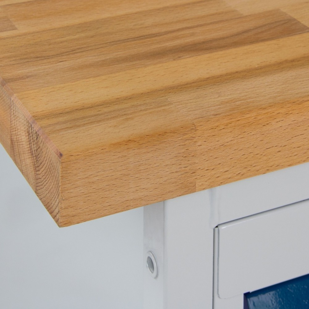 Numéro de l'image du produit 5: Établi Motion Steinbock®, mobile, 4 tiroirs, capacité de charge 500 kg, H x l x P 827 x 1 300 x 600 mm, RAL 7035/7016